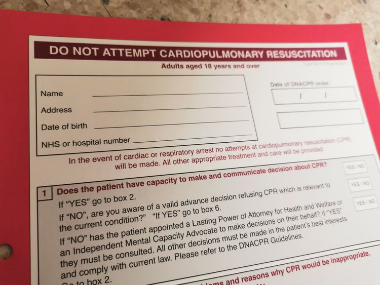 What Is Do Not Attempt Resuscitation